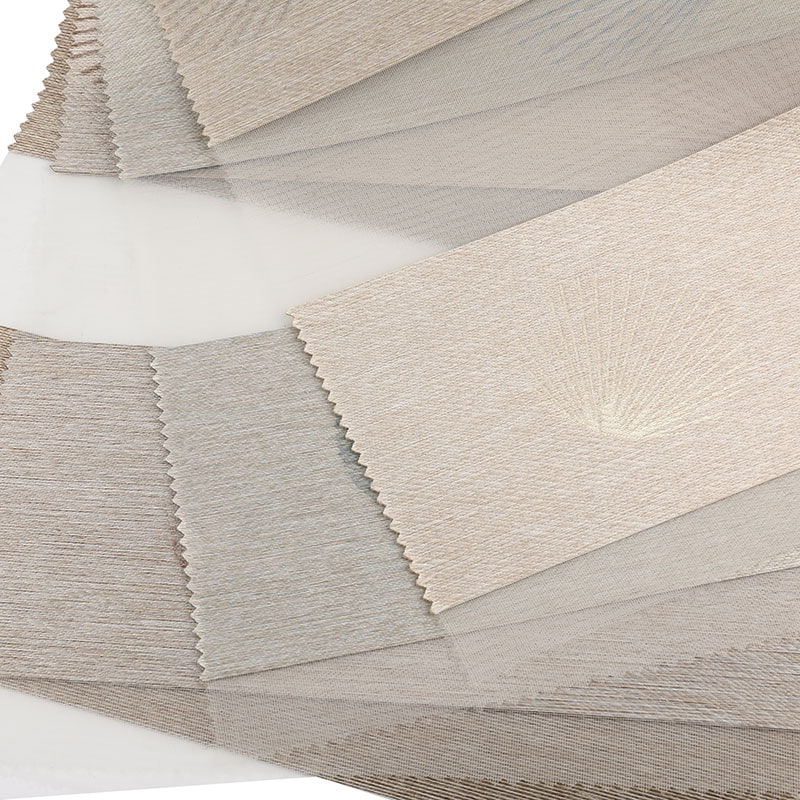 GD03 Faisean Simplí Cuirtín uige Bog Jacquard Zebra Dall Fabraic