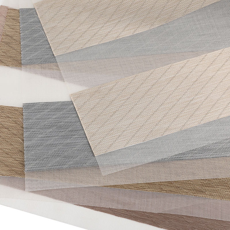 GD23 Insliú Dúbailte Fabraic Dall Séabra Leathdhubh inchoigeartaithe